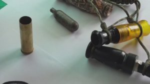 Рабочий манок на Гуся из латунной гильзы и балончика.Своими руками...