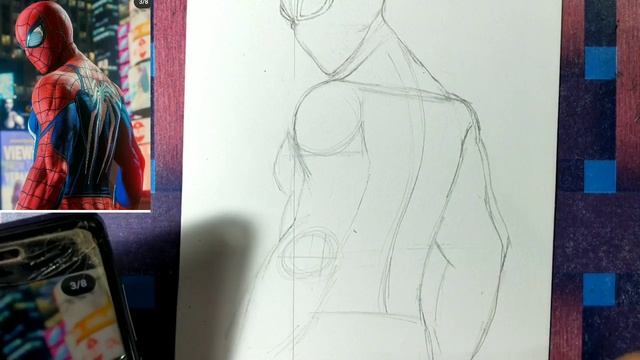 how to draw Spiderman (ps5) //full outline tutorial easy way || смотреть онлайн
