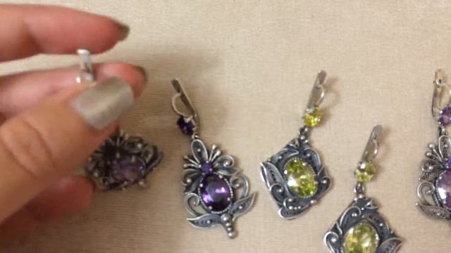 Моя коллекция украшений.Ручная работа,серебро,камни.Продаю смотреть онлайн