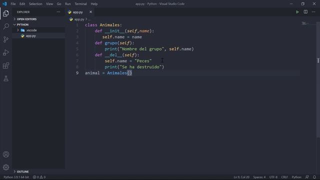 Curso de python desde cero Método destructor de clases #48 смотреть онлайн