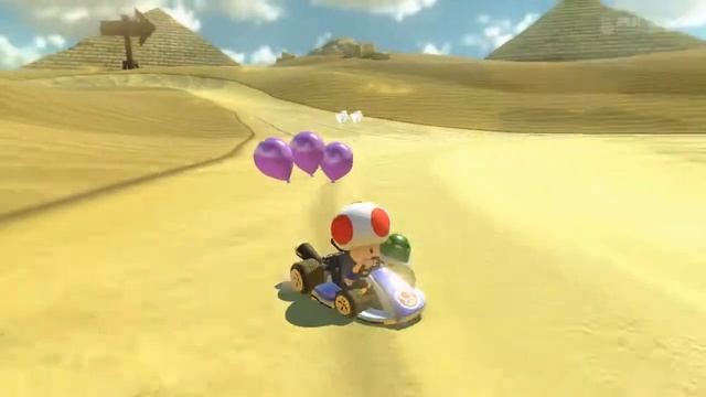 Wii U - Mario Kart 8 - (GCN) Dry Dry Desert - MKTV Highlight #1 смотреть онлайн
