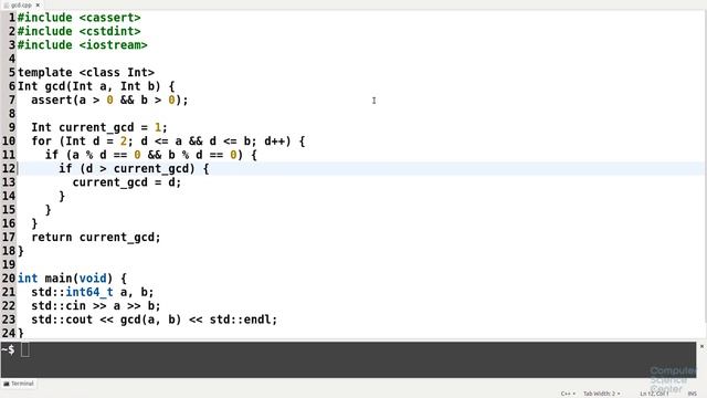 Практика на C++ | Числа Фибоначчи | Наибольший общий делитель (НОД) смотреть онлайн