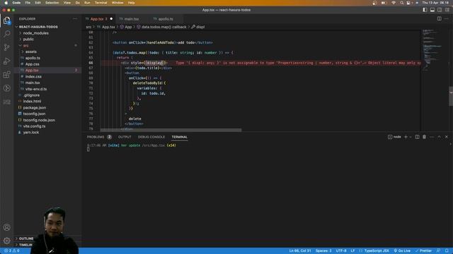 Belajar Hasura GraphQL - 6 ApolloGraphql useMutation Delete Todo смотреть онлайн