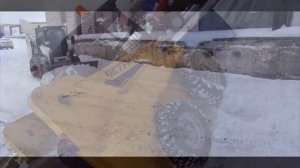 Отвал поворотный на мини-погрузчик (МКСМ/Bobcat/Lonking)