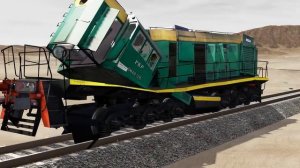 Поезда против Стены – BeamNG.Drive