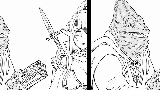 Lizard Wizard Spellbook | comic by baalbuddy смотреть онлайн