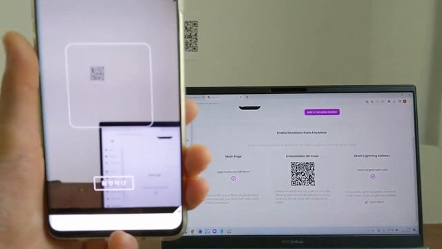 Paying with a static QR code using Nayuta Wallet for Android (LNURL-Pay QR codes) смотреть онлайн