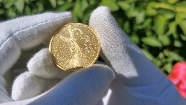 Какая самая популярная и красивая золотая монета в мире ? Золотые 20 долларов - double eagle coin смотреть онлайн