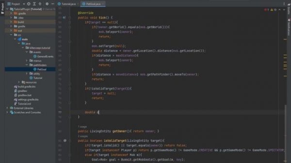 Coding a Pet Plugin Using Paper's Mob Goal API | Minecraft