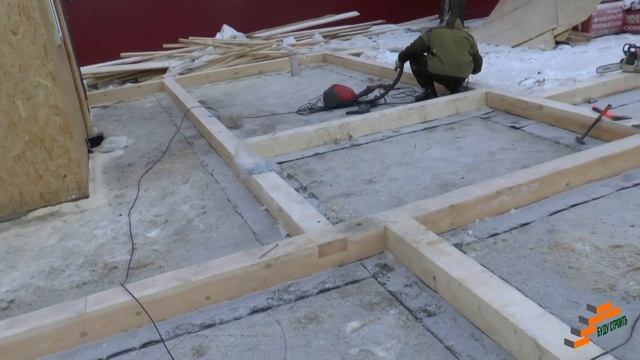 Заканчиваем обвязку каркасного дома смотреть онлайн