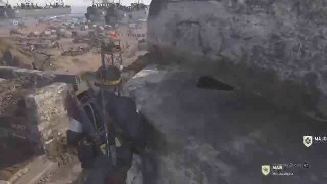 All 3 Hidden ball spots - COD WWII Headquarters смотреть онлайн