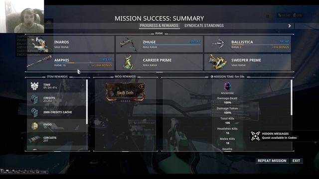 Warframe - New mouse unboxing.. And spy missions D: смотреть онлайн