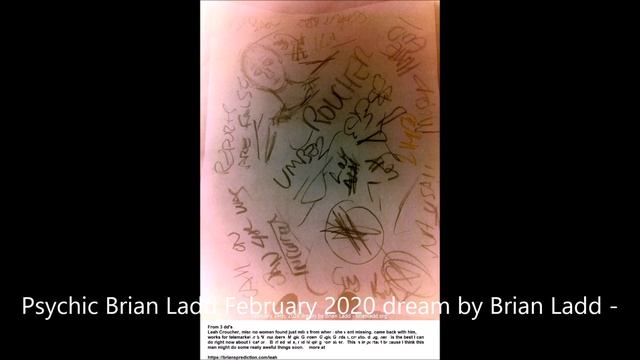 Dream predicton sketch by Brian Ladd смотреть онлайн