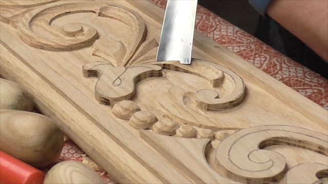 Резная детская кровать 4 часть, резьба по дереву смотреть онлайн