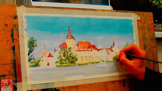 Акварель мастер класс Фёдора Усачёва смотреть онлайн