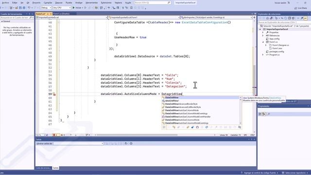 ?Importa y Exporta datos de EXCEL en tu formulario de C#, FÁCIL!! смотреть онлайн