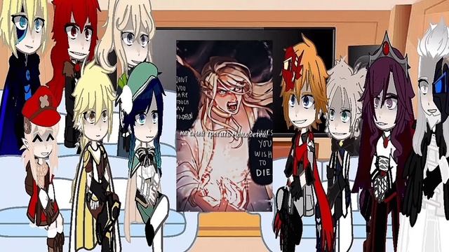 Genshin Impact React To Kaeya As Eruhaben/Реакция Геншин на Кэйа это Эрухабен. НА ЗАКАЗ