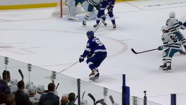 Nikita Kucherov's two assists on Point's goals vs Sharks (7 feb 2023) смотреть онлайн