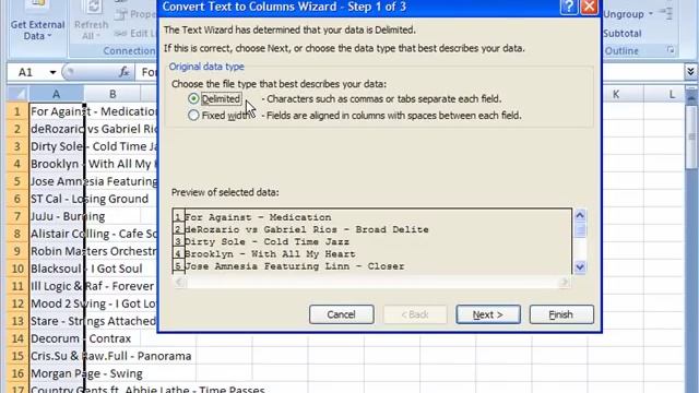 Convert text to columns in Excel смотреть онлайн