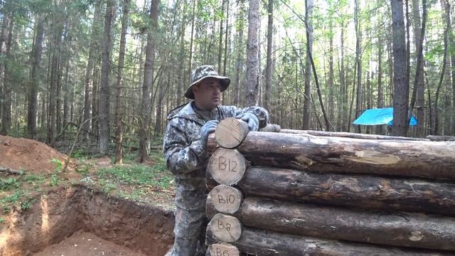 СТРОЮ МАЛЕНЬКУЮ УЮТНУЮ "СКРЫТУЮ" ИЗБУ. УКЛАДЫВАЮ СРУБ В КОТЛОВАН. ЛЕСНЫЕ ВЕЛИКАНЫ СОВСЕМ РЯДОМ смотреть онлайн