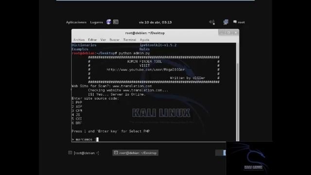 hacking con kali linux python смотреть онлайн