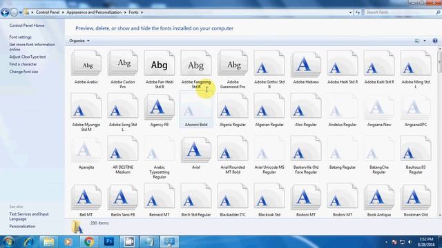How to Add Fonts In Photoshop CS4/CS5/CS6 смотреть онлайн