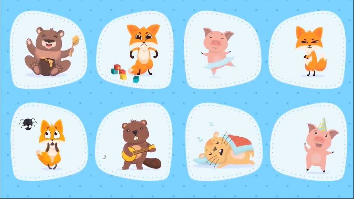 Мультфильм-игра на распознавание эмоций 😃 - Развиваем эмоциональный интеллект у малышей 😲 смотреть онлайн