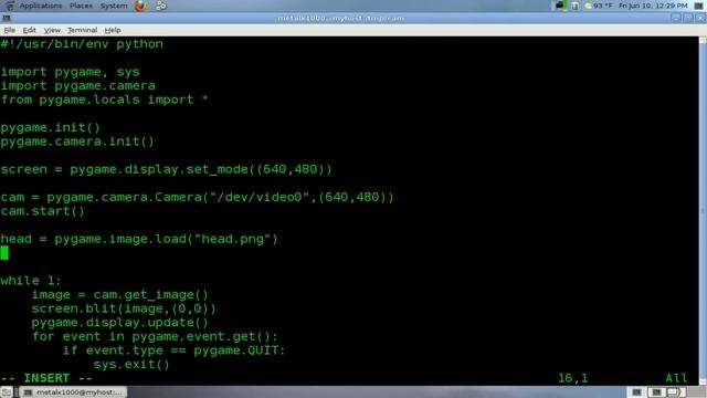 Place Images Over Webcam Video in PyGame - Python - Linux Tutorial смотреть онлайн
