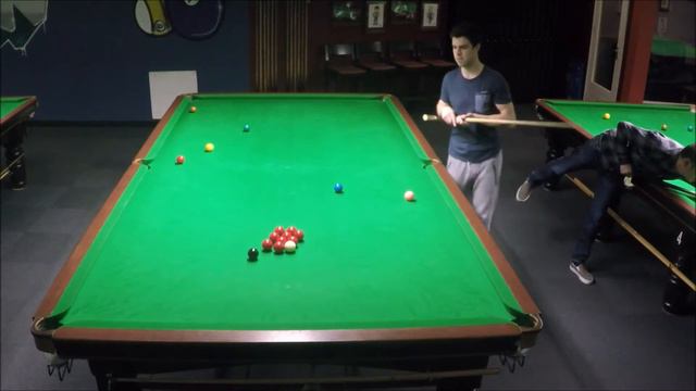 Snookercam test at Andy's Snooker. смотреть онлайн