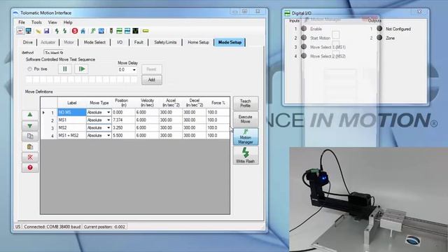How to setup the ACS ACSI for Index move mode смотреть онлайн