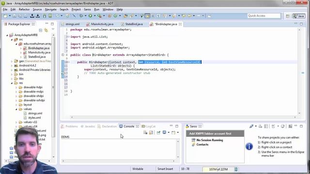 Extending Array Adapters смотреть онлайн