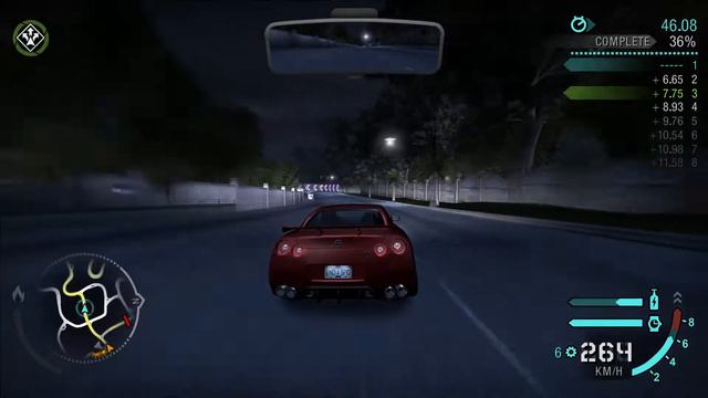 Need for Speed™ Carbon Redux - Nissan GTR pura BRUTALIDADE e um ronco diferenciado! смотреть онлайн