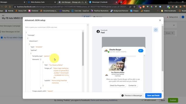 Facebook Ads and Chatbots - JSON Code смотреть онлайн