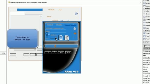 Crear Reproductor MP3 con playlist en Java смотреть онлайн
