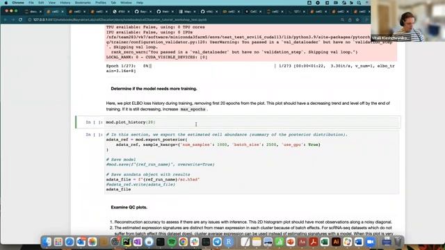 Workshop "Spatial transcriptomics data analysis in Python" - 2.2 (cell2location) смотреть онлайн