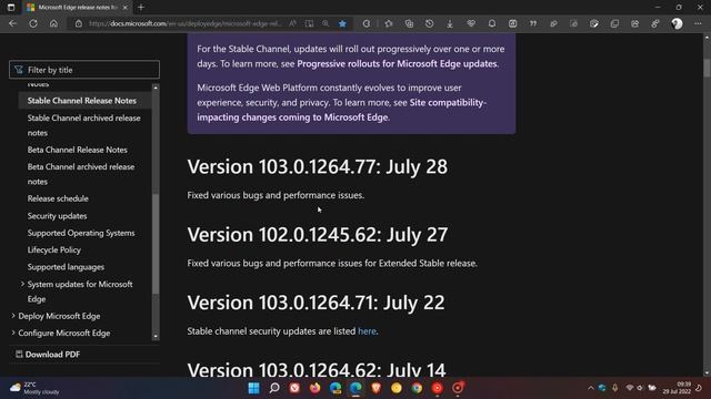 Microsoft Edge 103 bug and performance fix update released | Edge version 104 available next week смотреть онлайн