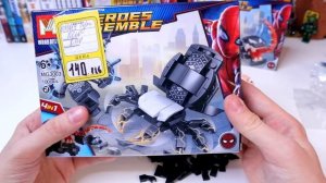 КИТАЙСКИЙ ЛЕГО МАРВЕЛ - Рыжий Кэп и Спайди качок