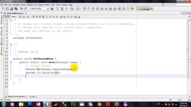 How to Set Thread Name in Java Netbeans смотреть онлайн