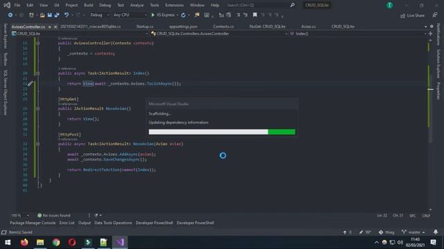 CRUD usando .NET CORE MVC e SQLite смотреть онлайн