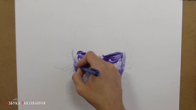 Уилл Смит - портрет шариковой ручкой БЕЗ ОТРЫВА руки! смотреть онлайн