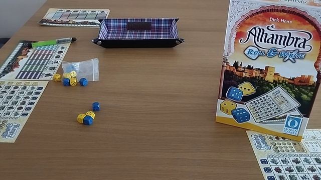 Dice Distancing #66 Alhambra Roll and Write board game - how far do dice roll? * AmassGames * Queen смотреть онлайн