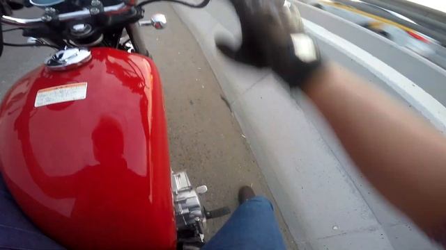 От дома к залу и обратно на Honda cb400ss смотреть онлайн
