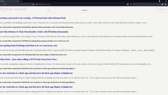 Python Search Engine смотреть онлайн
