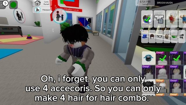 How to use Hair Combo In Brookhaven?!! (Roblox) смотреть онлайн