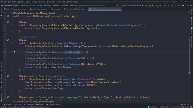 4 8 JPA+Atomikos实现分布式事务 SpringBoot从青铜到王者系列 教程 смотреть онлайн
