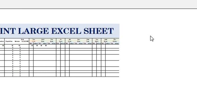 how to print a large excel spreadsheet on one page смотреть онлайн