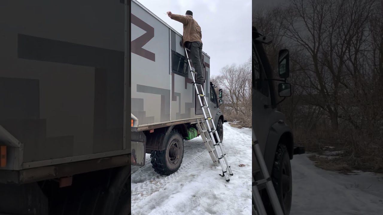 Выбираем телескопическую лестницу для автодома смотреть онлайн