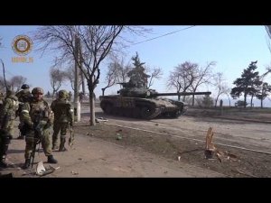 Чеченские бойцы приступили к штурму города Мариуполь
