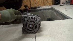 Снятие генератора к4м ларгус,рено.