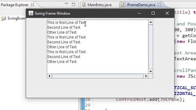 JTextArea Scrolling, Line Wrap, Word Wrap | Java Swing Tutorials #05 смотреть онлайн